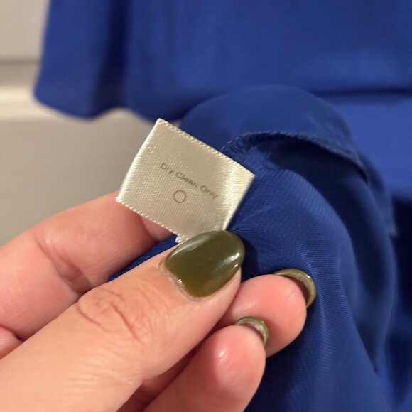 Boston Proper Women's Royal Blue Layered Spaghetti-Strap Dress ~ Medium - Picture 6 of 6